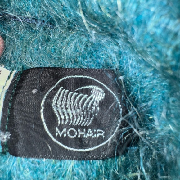 Elegant Teal Fringe Poncho and Skirt Set - Picture 4 of 9